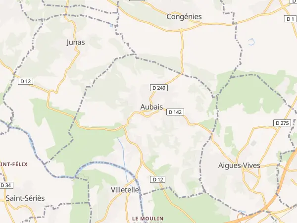 Plan de Aubais