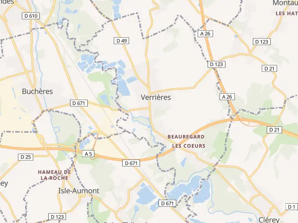 Plan de Verrières