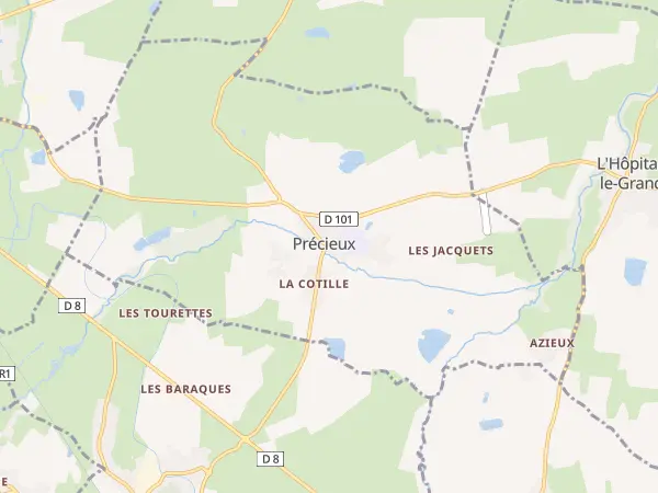 Plan de Précieux