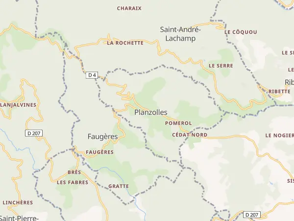 Plan de Planzolles