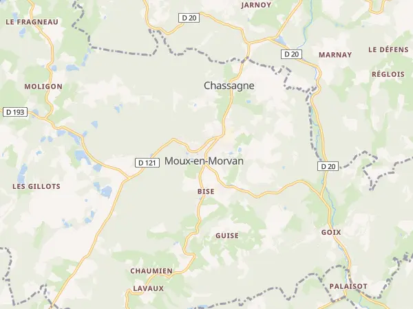 Plan de Moux-en-Morvan