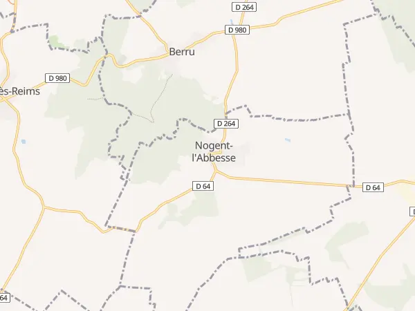 Plan de Nogent-l’Abbesse