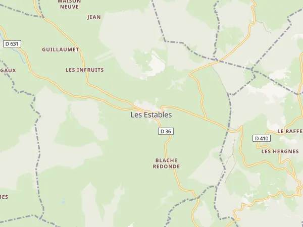 Plan des Estables