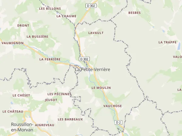 Plan de La Petite-Verrière