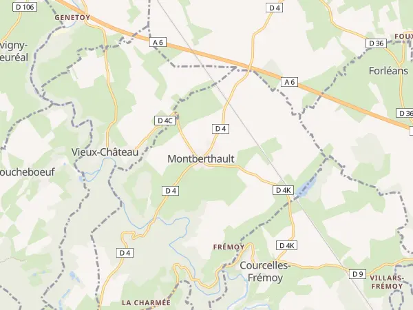 Plan de Montberthault