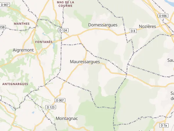 Plan de Mauressargues