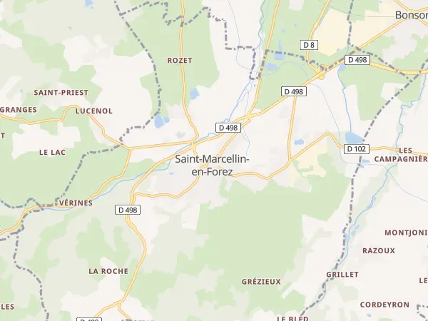 Plan de Saint-Marcellin-en-Forez