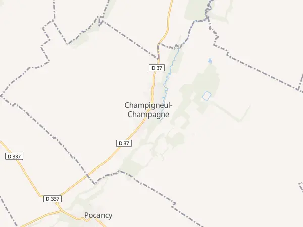 Plan de Champigneul-Champagne