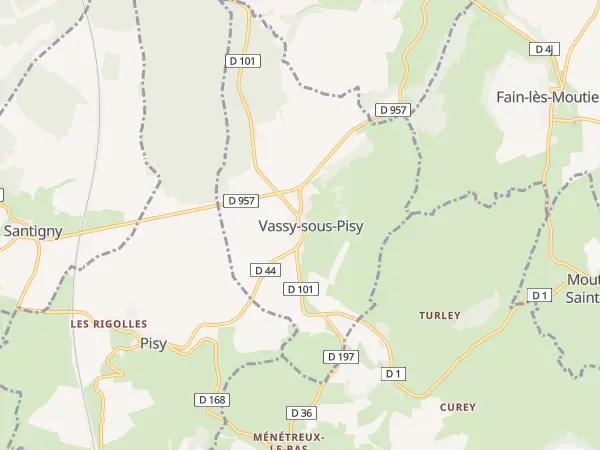 Plan de Vassy-sous-Pisy