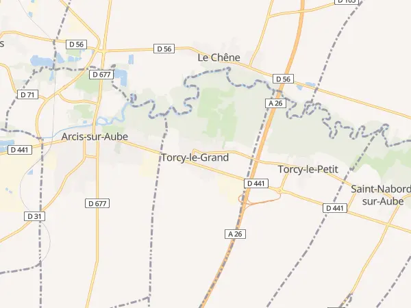 Plan de Torcy-le-Grand