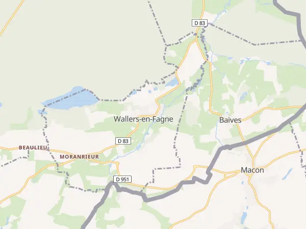 Plan de Wallers-en-Fagne