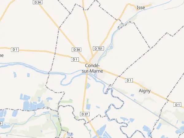 Plan de Condé-sur-Marne