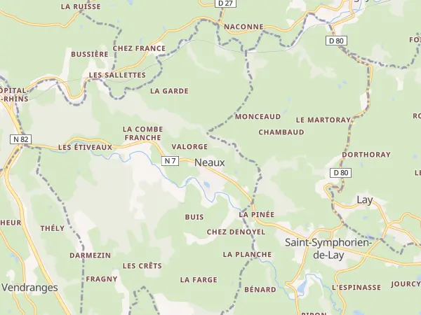 Plan de Neaux