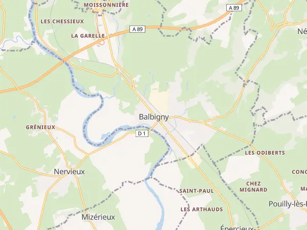 Plan de Balbigny