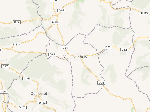 Plan de Villiers-le-Bois