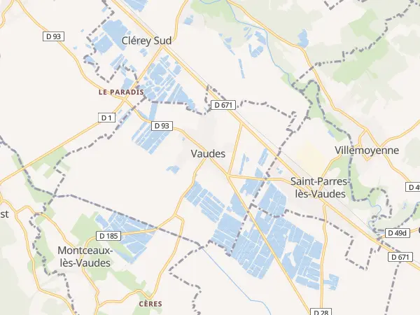 Plan de Vaudes
