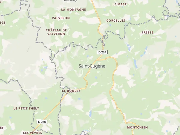 Plan de Saint-Eugène
