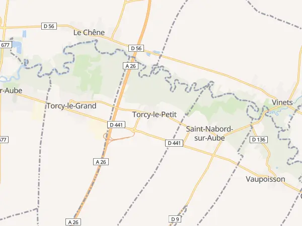 Plan de Torcy-le-Petit