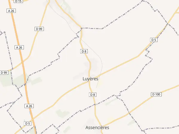 Plan de Luyères