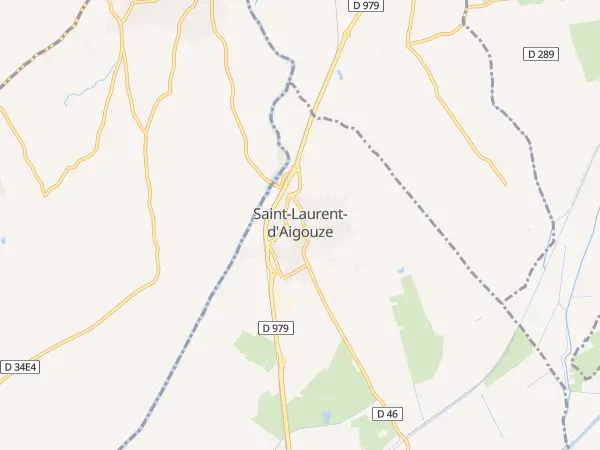 Plan de Saint-Laurent-d’Aigouze