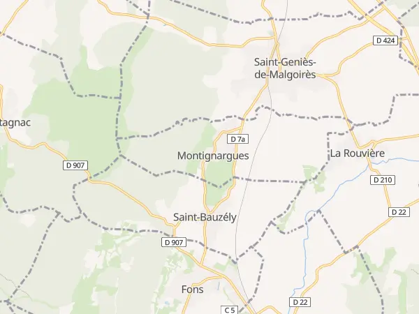 Plan de Montignargues