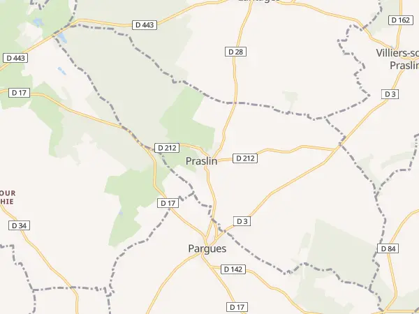 Plan de Praslin