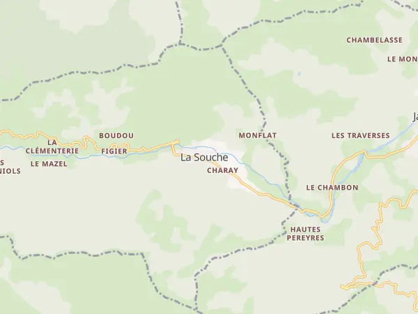 Plan de La Souche