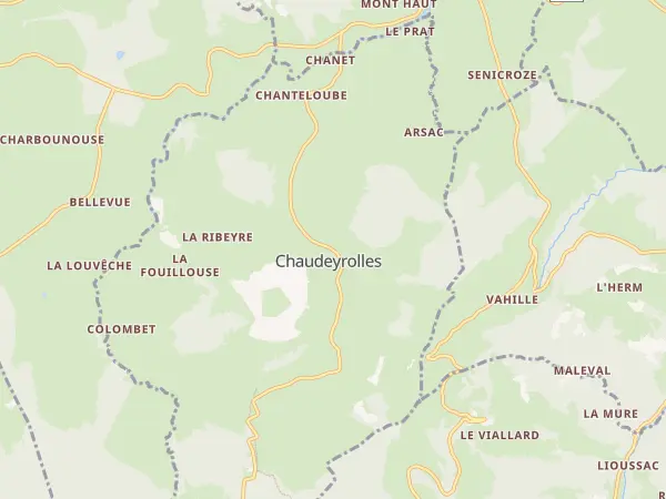 Plan de Chaudeyrolles