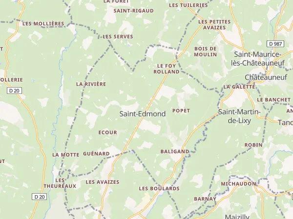 Plan de Saint-Edmond