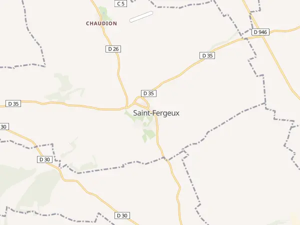Plan de Saint-Fergeux