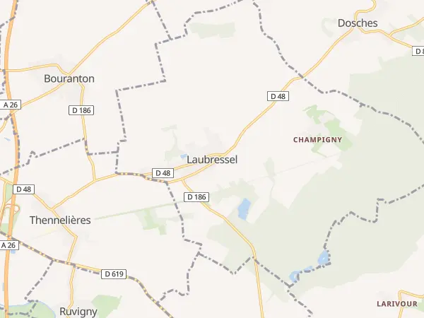 Plan de Laubressel