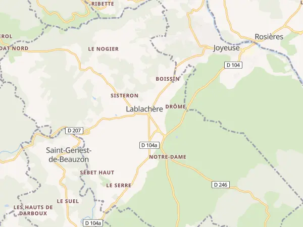 Plan de Lablachère