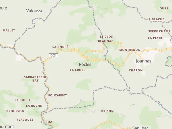 Plan de Rocles