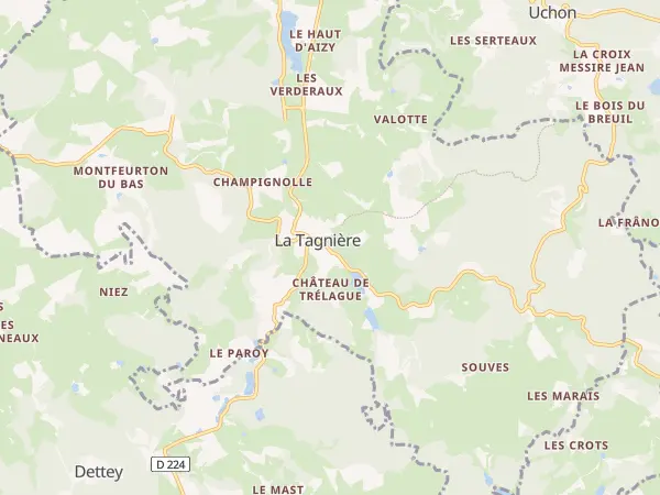 Plan de La Tagnière