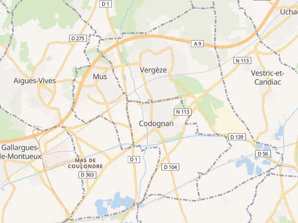 Plan de Codognan
