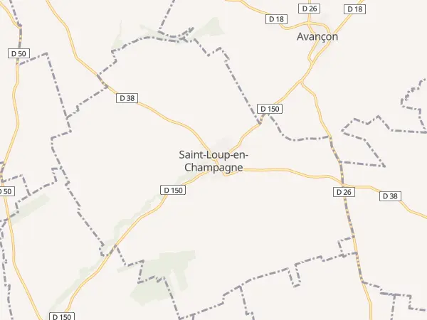 Plan de Saint-Loup-en-Champagne