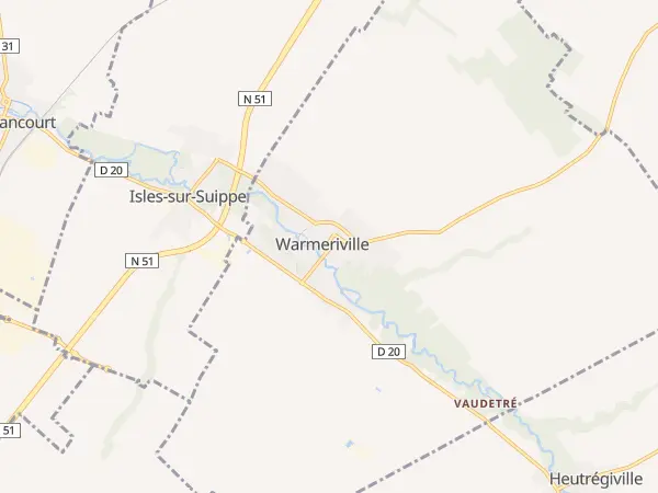 Plan de Warmeriville