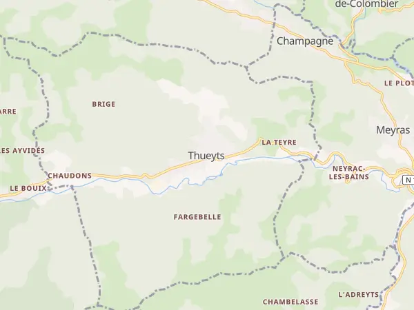 Plan de Thueyts