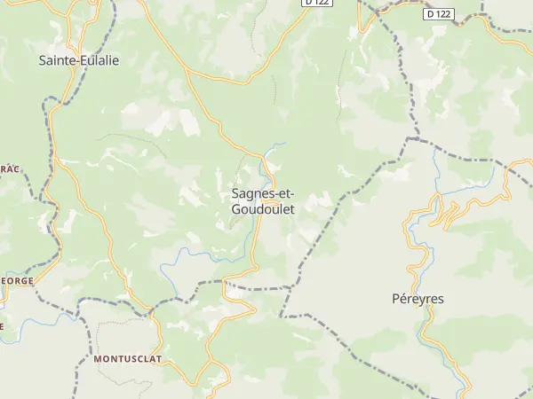 Plan de Sagnes-et-Goudoulet