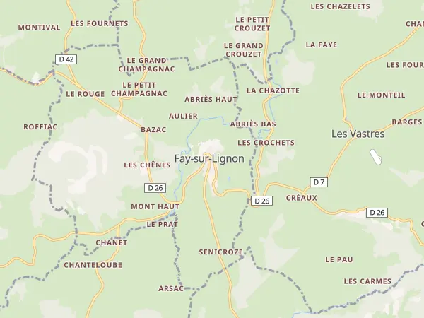 Plan de Fay-sur-Lignon