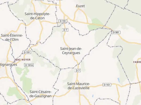Plan de Saint-Jean-de-Ceyrargues