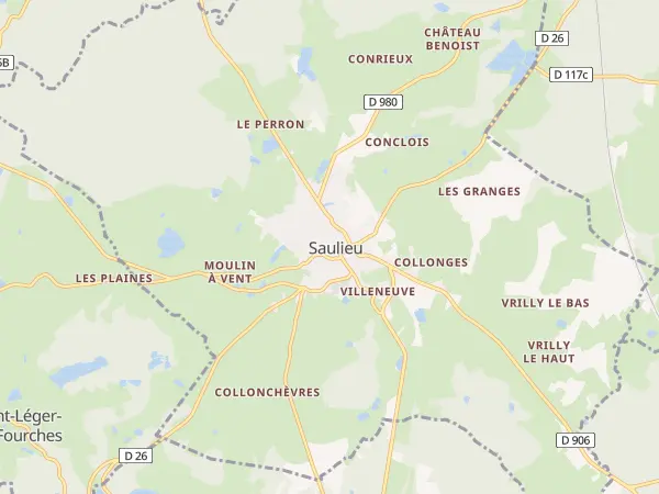 Plan de Saulieu