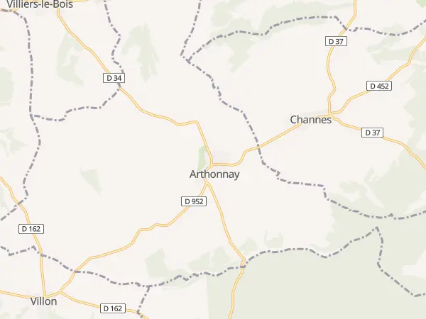 Plan de Arthonnay