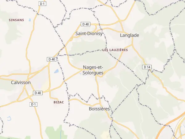 Plan de Nages-et-Solorgues