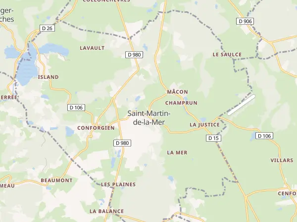Plan de Saint-Martin-de-la-Mer