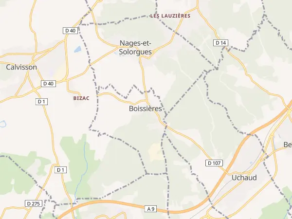 Plan de Boissières
