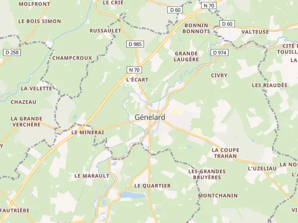 Plan de Génelard