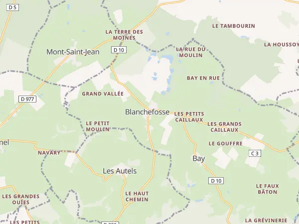 Plan de Blanchefosse-et-Bay