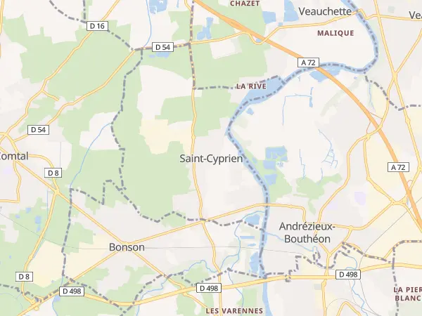 Plan de Saint-Cyprien