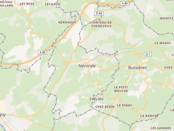 Plan de Néronde